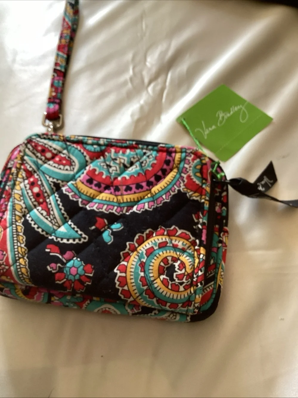 Retired, rare, Vera Bradley Parisian Paisley wristlet.